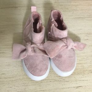 Pink Toddler Booties